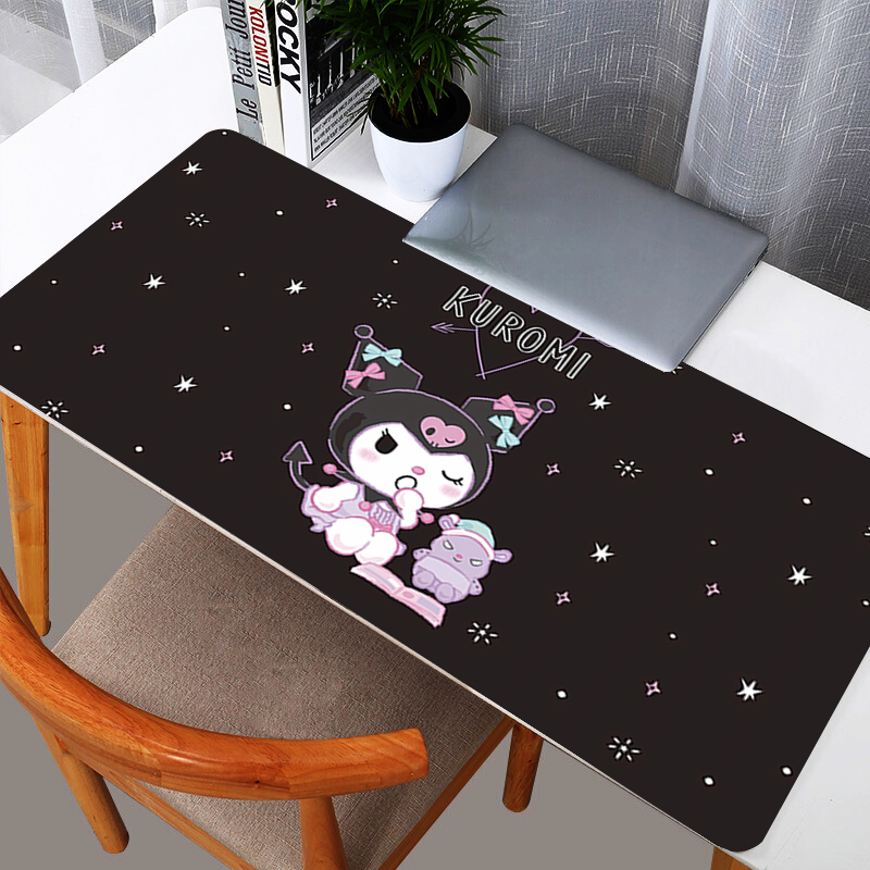Pc Gaming Kuromi - クロミマウスパッド耐久性のある xxl アニメゲーマーデスクマット PC コンピューターセクシーなアニメマウスパッドキーボードゲームアクセサリーマウスパッド