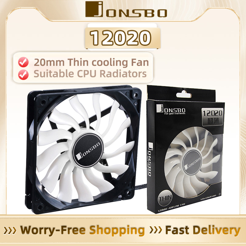 Pc Gaming Cpu - JONSBO 12020 120mm DC 12V 3Pin/4Pin