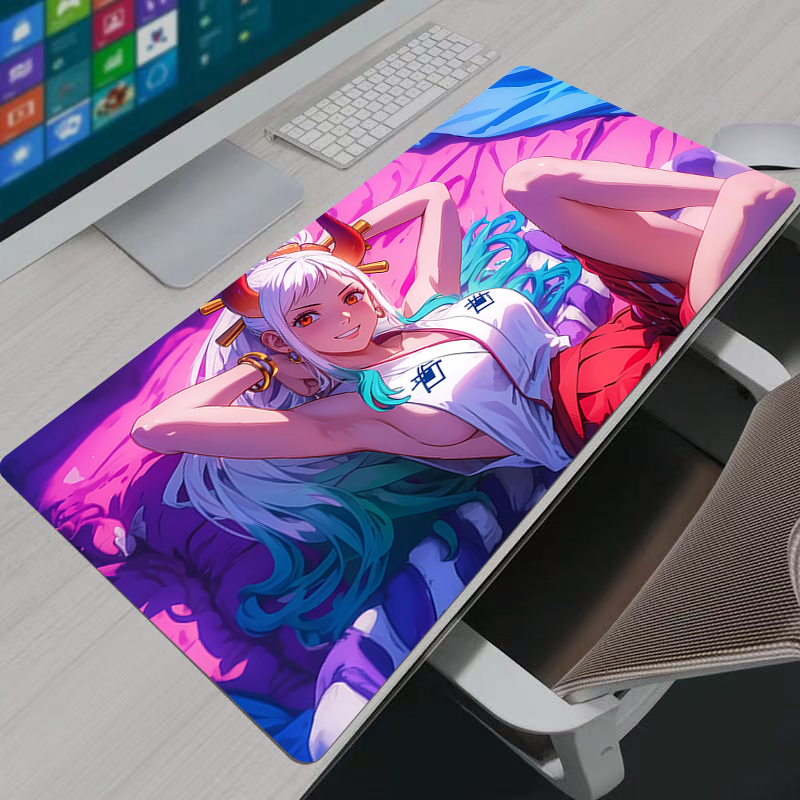 Pc Gaming Keyboard And Mouse - ワンピース ヤマト マウスパッド ノートパソコン XXL 大型