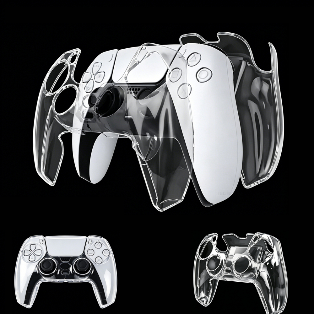Pc Gaming Ps5 - クリア PC ケース PS5 コントローラー用透明スキンカバー耐衝撃保護シェルプレイステーション 5