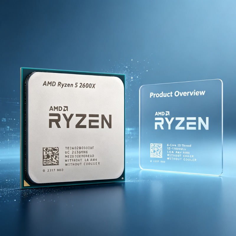 Pc Gaming Cpu - AM4ソケットCPUプロセッサー R5 2600X 3.6GHz 6コア 12スレッド