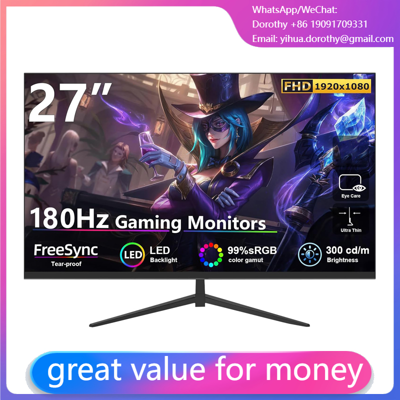 Pc Gaming Ultra - 27インチ 超薄型 IPS液晶 ゲーミングモニター 100/144/180/240Hz 1ms