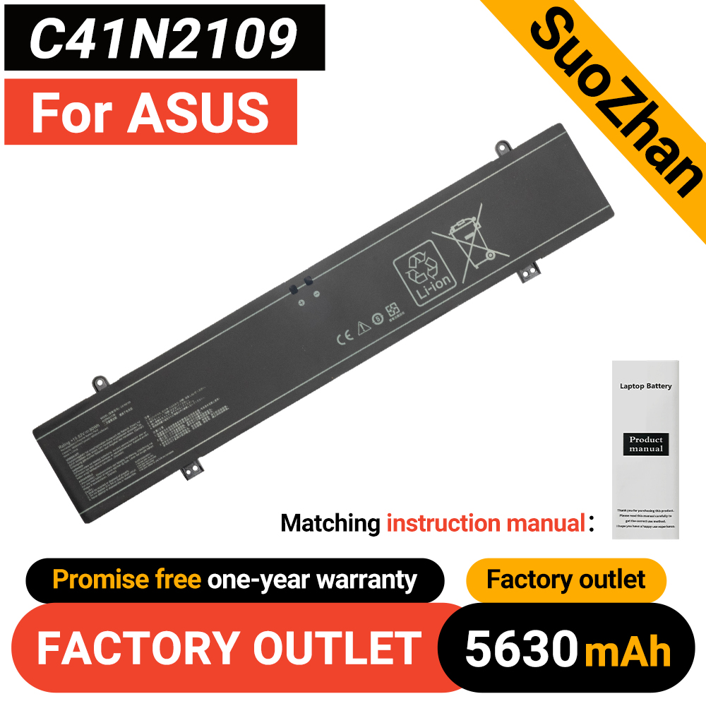 Pc Gaming Asus Rog - SUOZHAN 15.52V 90Wh C41N2109 ノートパソコンバッテリー ASUS