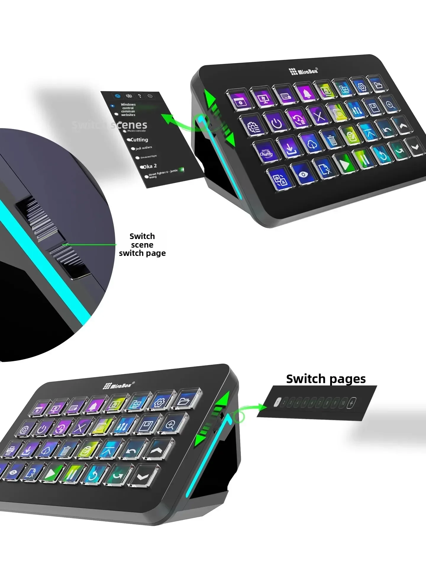 ミラボックス XL ストリームデッキ マクロキーボード 32 - Stream Deck のレビューと価格