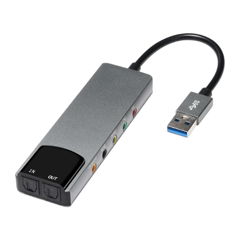新しい USB サウンドカード 7.1 5.1 チャンネル実 - Pc Gaming Game のレビューと価格