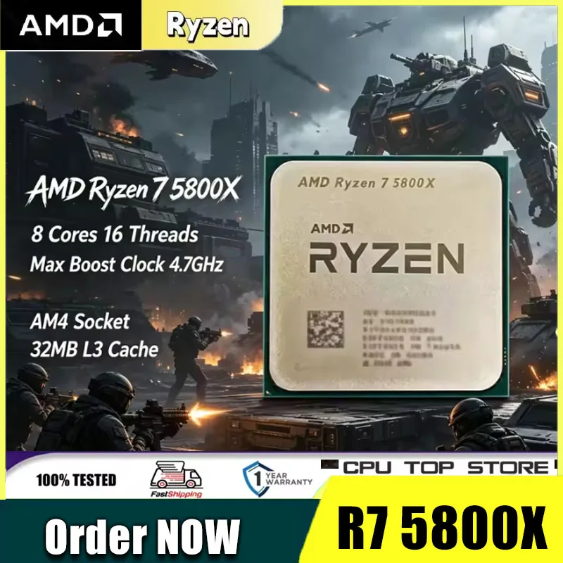 AMD Ryzen 7 5800X トレイCPU | 8C1 - Amd Cpu Ryzen 7 のレビューと価格