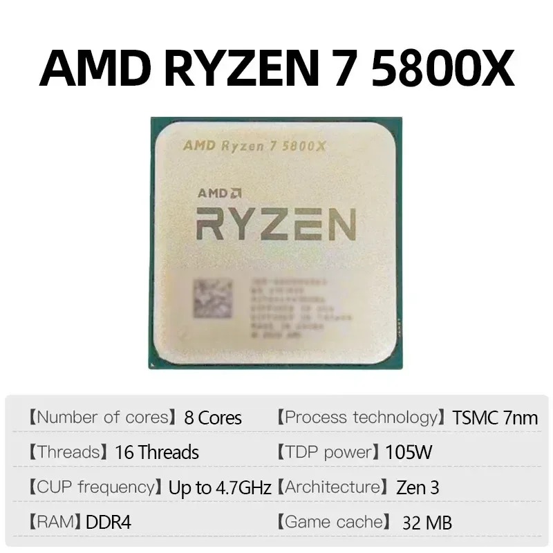 AMD Ryzen 7 5800X 7nmゲーミングeスポー - Amd Cpu Ryzen 7 のレビューと価格