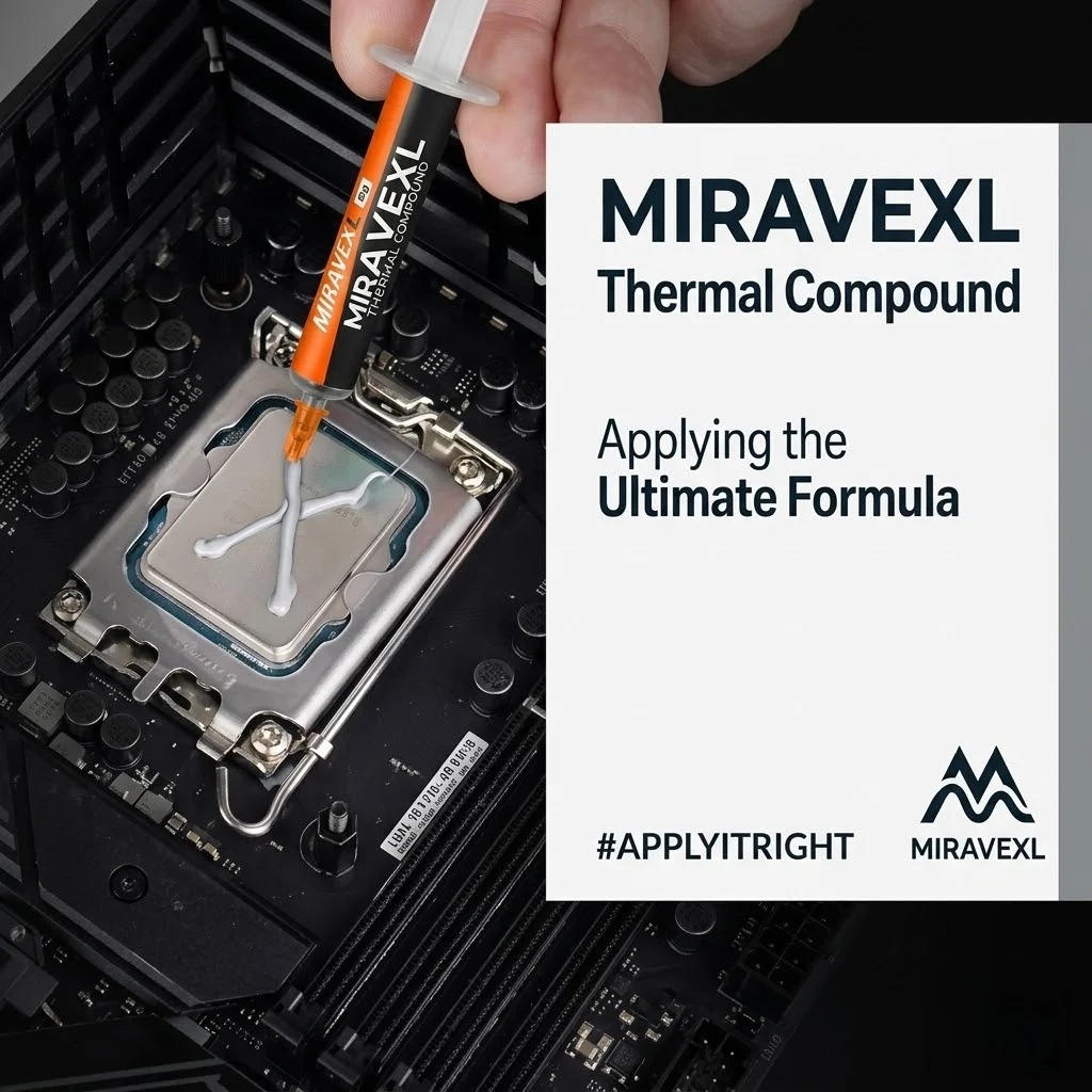 MIRAVEXL 8g サーマルペースト 低抵抗冷却グリース - Pc Gaming Cpu のレビューと価格