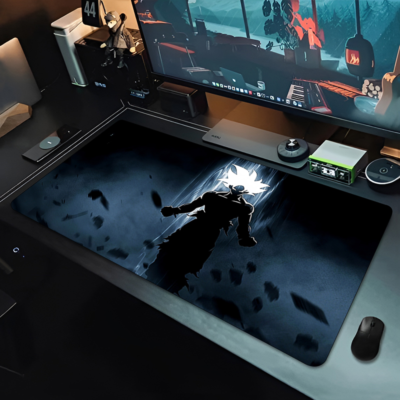 DBZ ブラックアニメマウスパッドドラゴンボール大型 PC  - Pc Gaming Dragon のレビューと価格