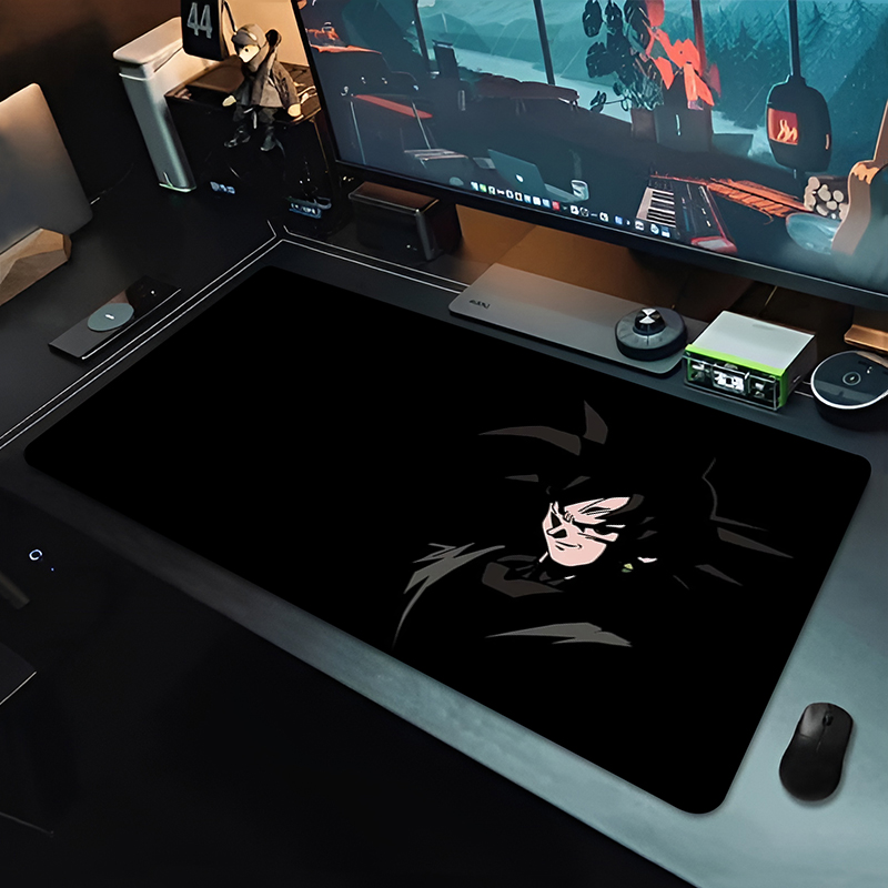 DBZ ブラックアニメマウスパッドドラゴンボール大型 PC  - Pc Gaming Dragon のレビューと価格