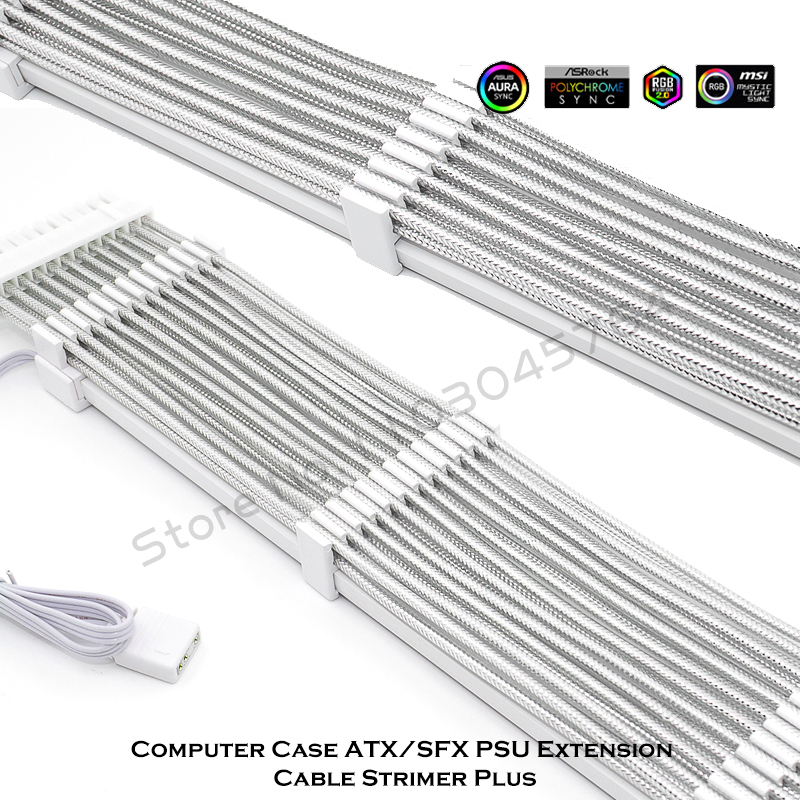 フレキシブルシリコン延長ケーブル,su,rgb plus,n - Pc Gaming Lian Li のレビューと価格