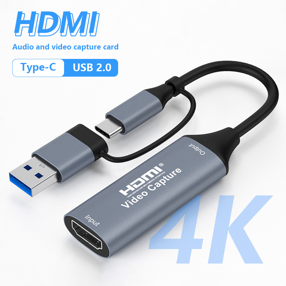 4K 2in1 USB 2.0 ビデオキャプチャカード US - Pc Gaming Game のレビューと価格