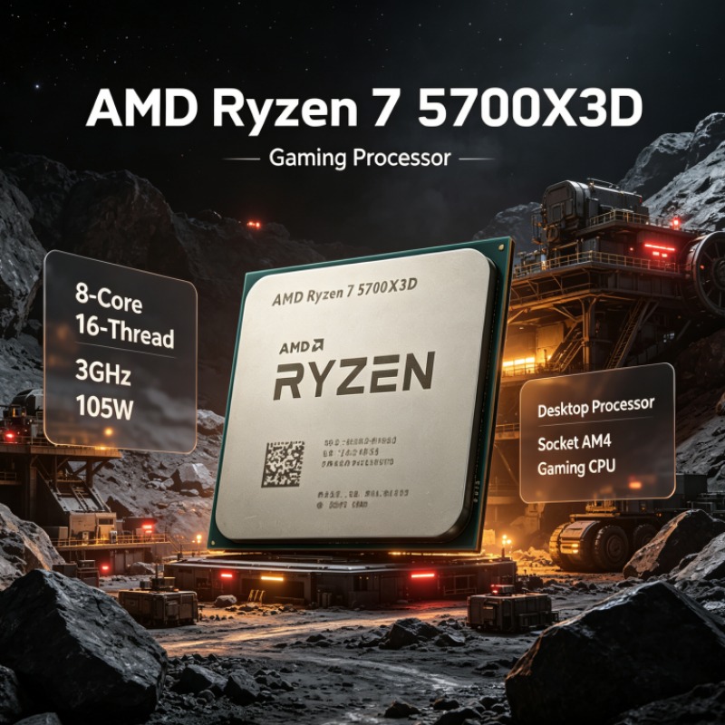 AMD Ryzen 7 5700X3D デスクトップCPU、 - Amd Cpu Ryzen 7 のレビューと価格