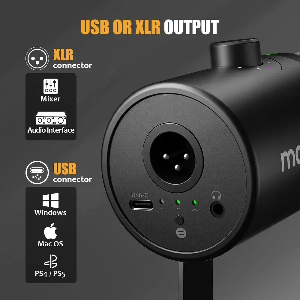 MAONO ダイナミックマイク XLR USB デュアルモー - Gaming Controller のレビューと価格