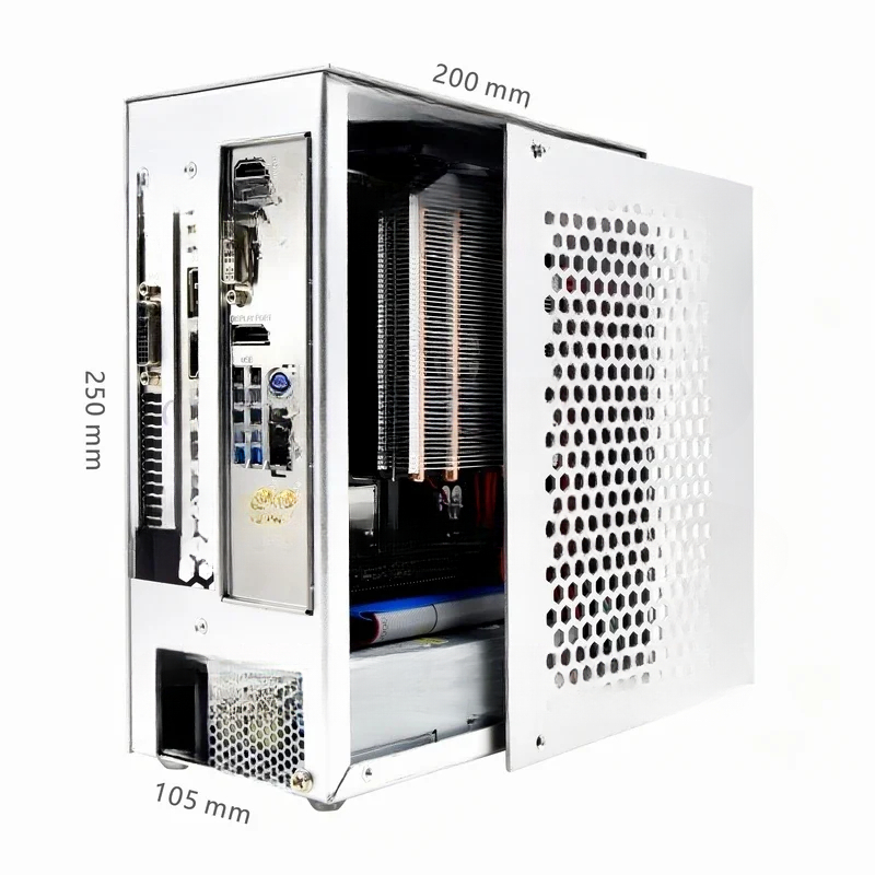 ハンドル付きの小さなアルミニウムシャーシ,PCゲーム,コンパ - Pc Gaming Rtx 3060 のレビューと価格