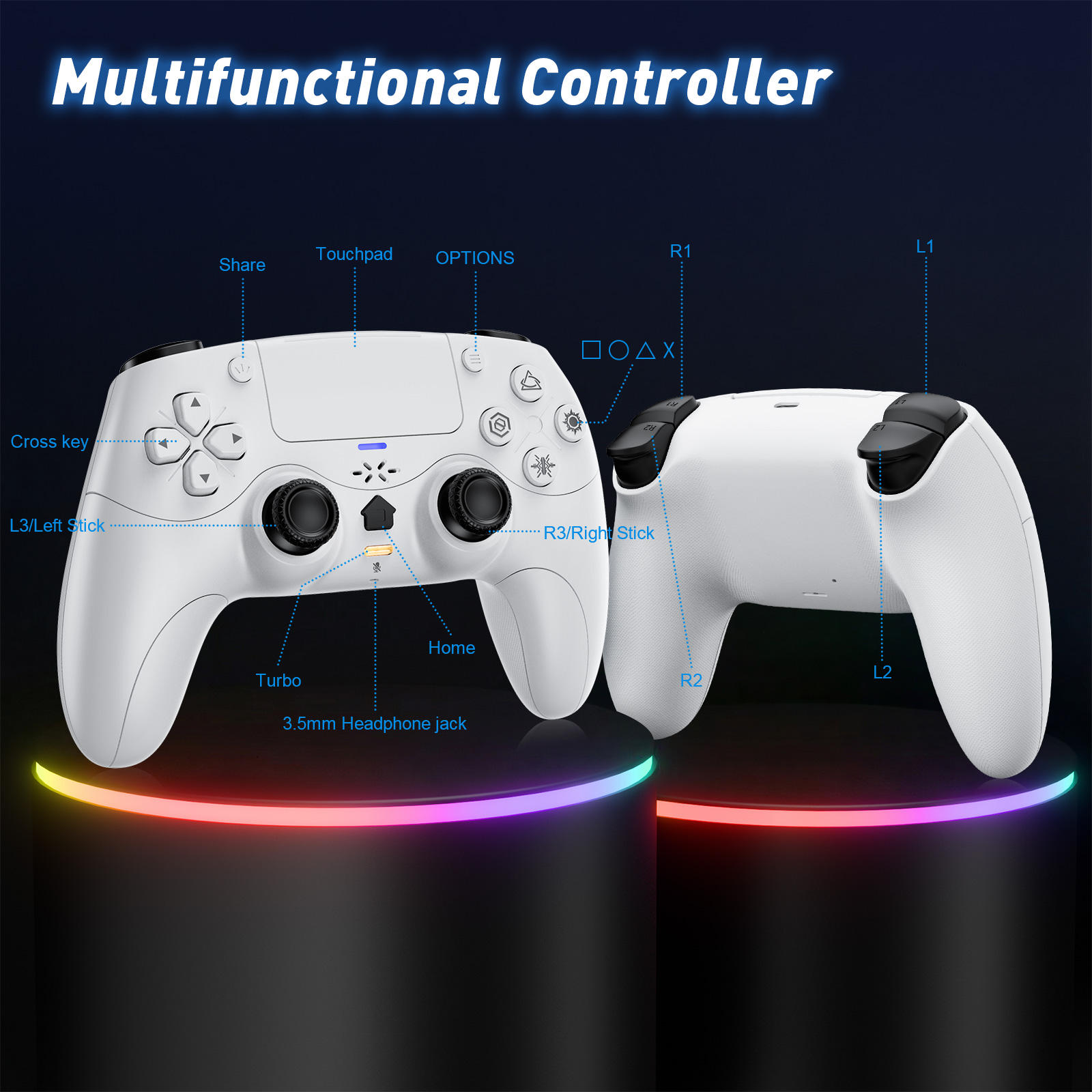 ワイヤレスゲームパッド プレイステーション5/PS5コントロ - Pc Gaming Ps5 のレビューと価格