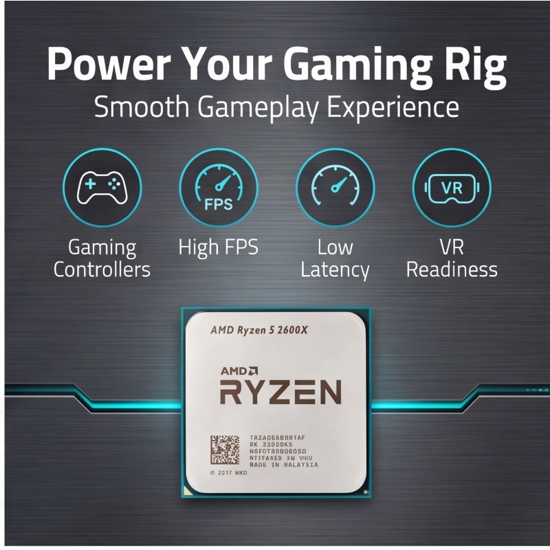 AM4ソケットCPUプロセッサー R5 2600X 3.6G - Pc Gaming Cpu のレビューと価格