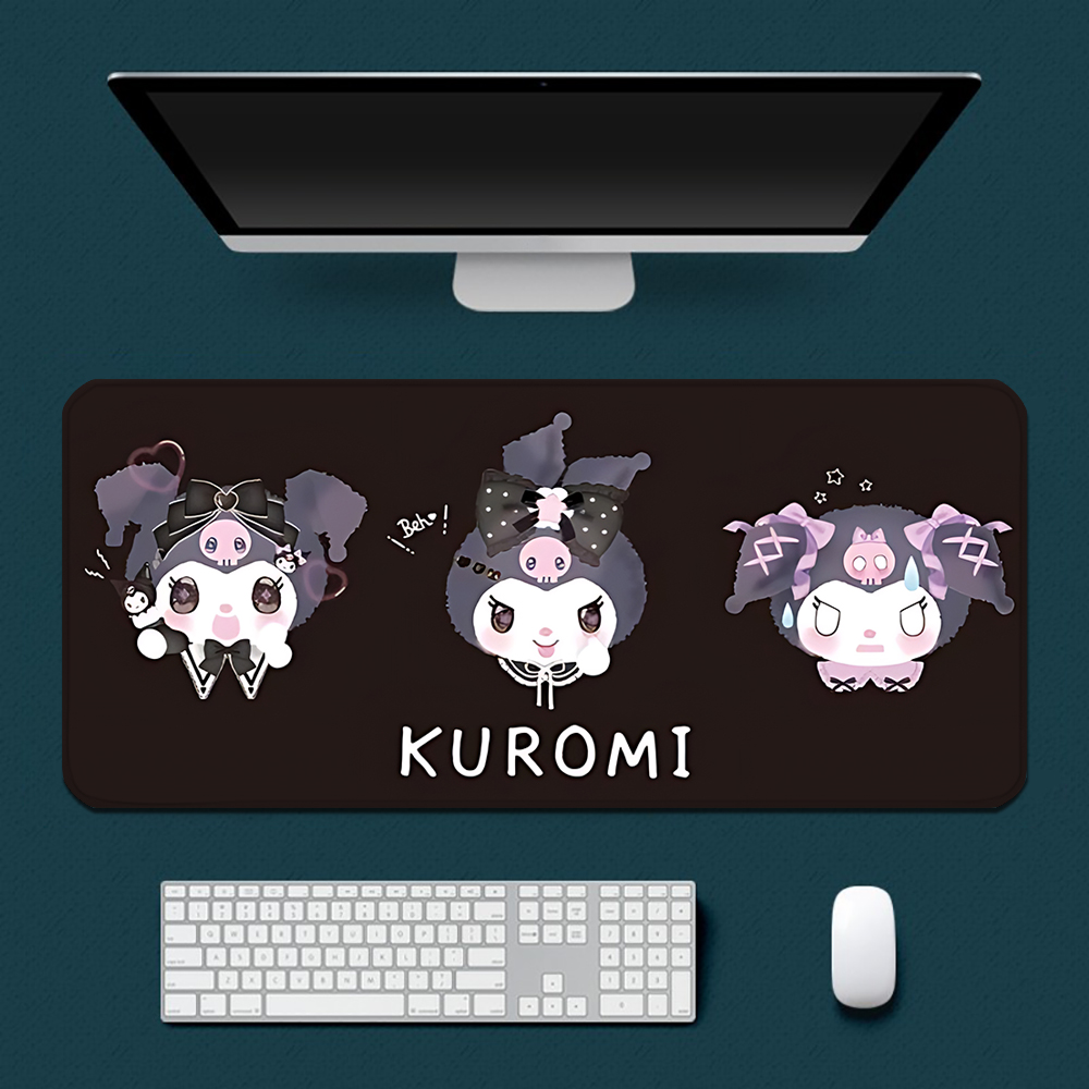 Kuromi-滑り止めマウスパッド,HD印刷,コンピューター - Pc Gaming Kuromi のレビューと価格