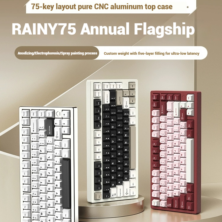 ワイヤレス Bluetooth RAINY75 カスタマイズ - Gaming Controller のレビューと価格
