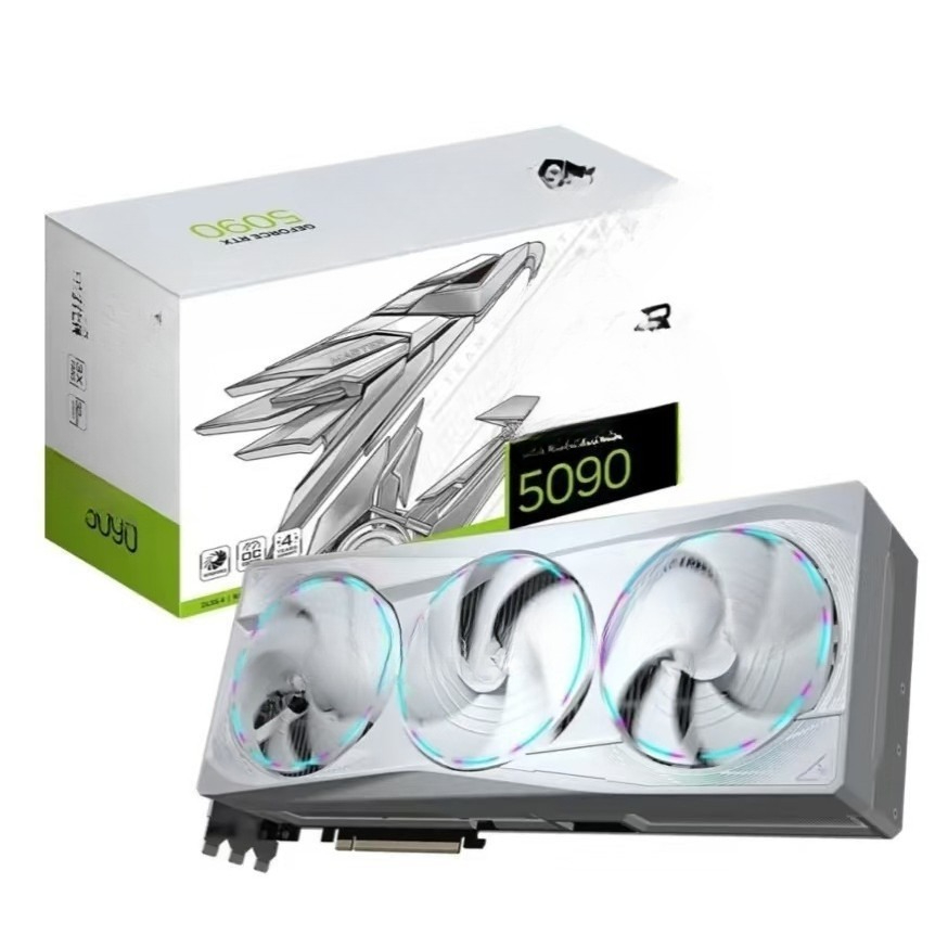 RTX 5090 OC32Gグラフィックカード対応、白い彫刻 - Pc Gaming Lian Li のレビューと価格