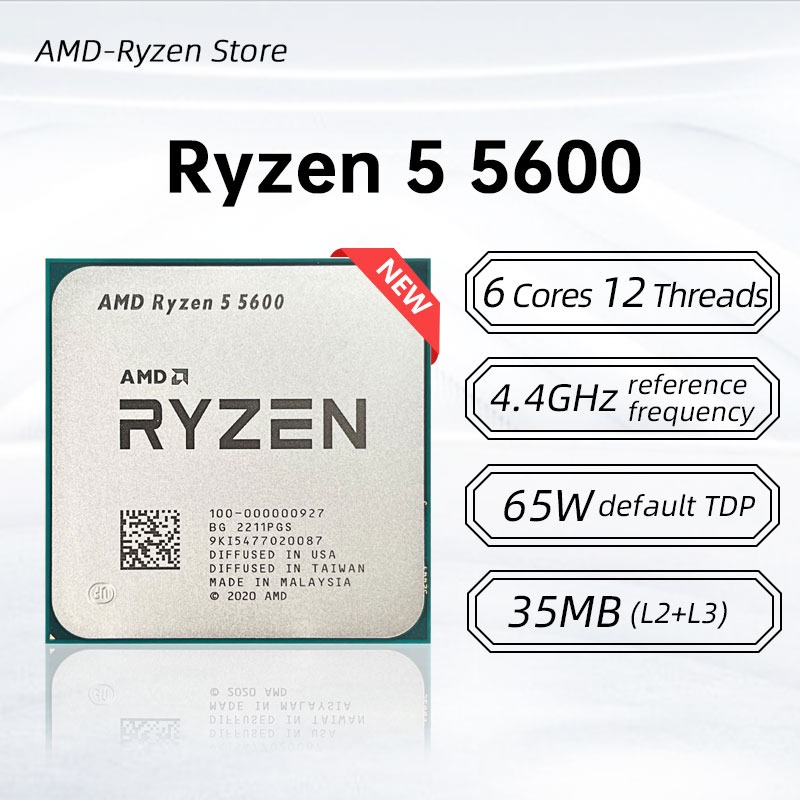 Ryzen 5 5600 6コア 12スレッド 7nm CP - Pc Gaming Cpu のレビューと価格