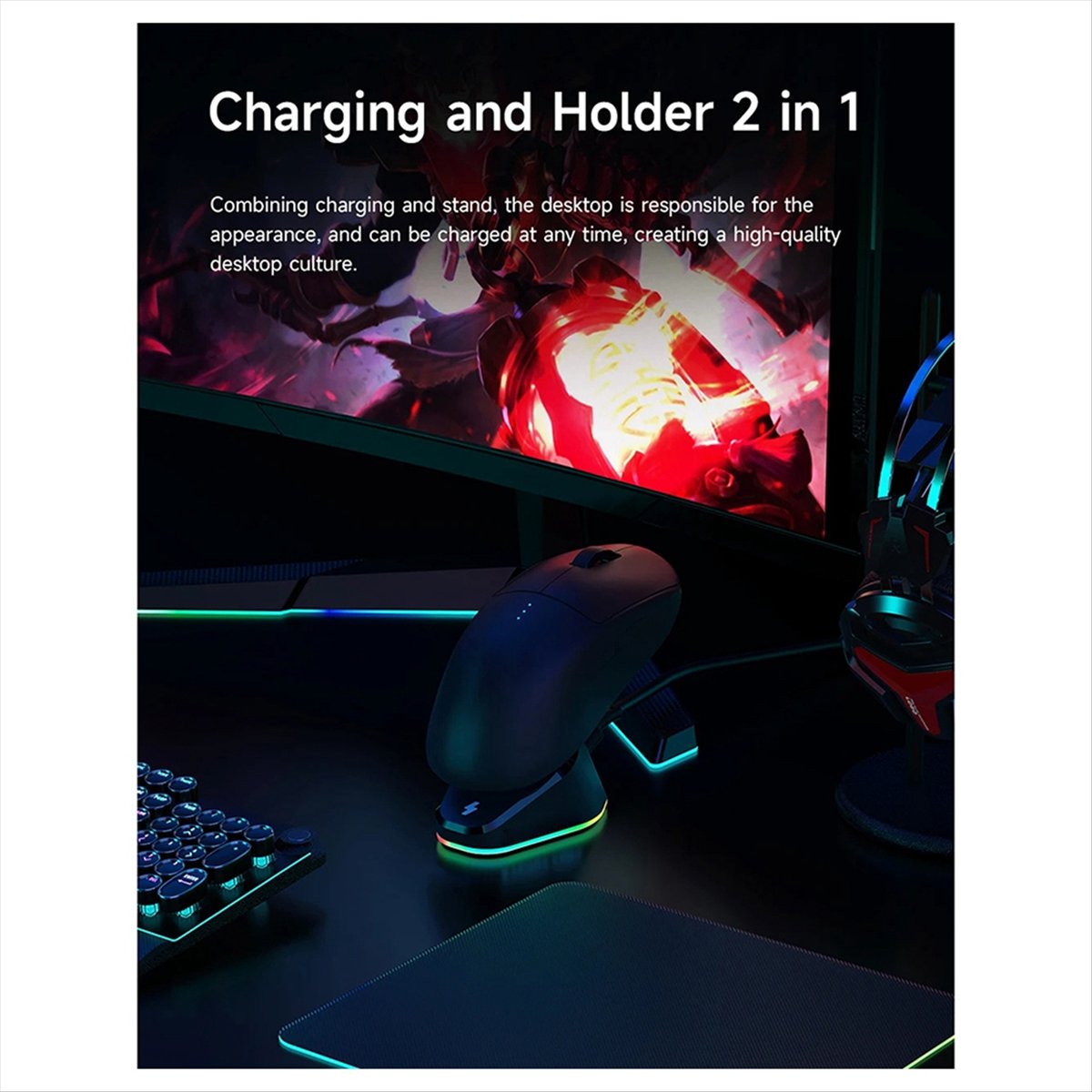 doyme マウス充電スタンド ロジクール G Pro X  - Logitech Mouse G Pro X Superlight のレビューと価格