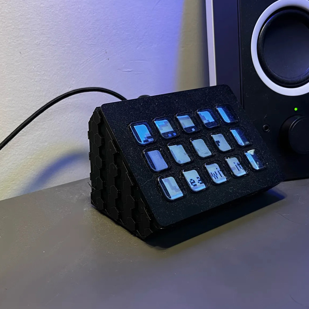 1PC 3D 印刷デスクトップディスプレイスタンドストリーム - Stream Deck のレビューと価格
