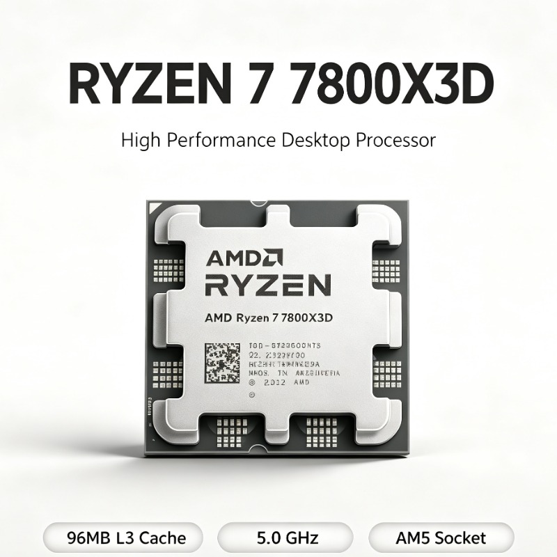 ソケットAM5 AMD R7 7800X3Dゲーミングプロセ - Pc Gaming Cpu のレビューと価格