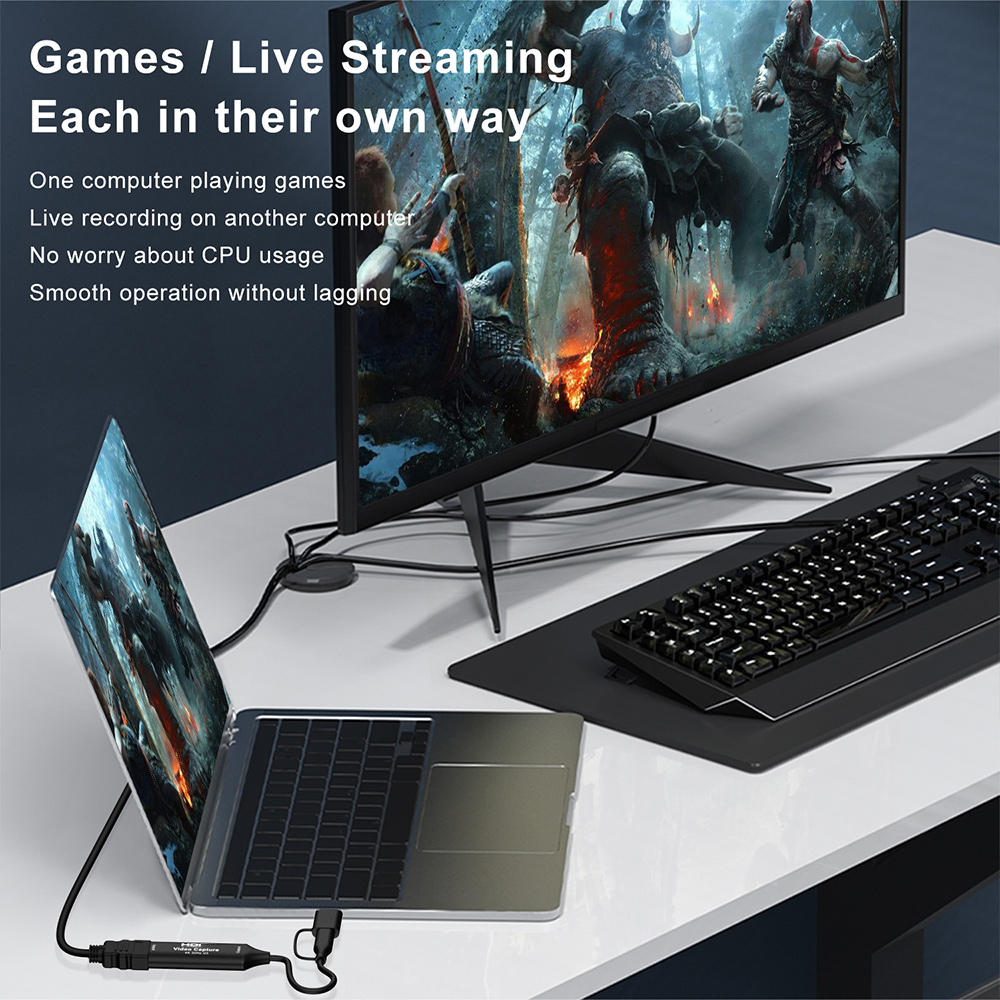 4K HDMI対応 USBビデオキャプチャカード 1080P - Pc Gaming Game のレビューと価格