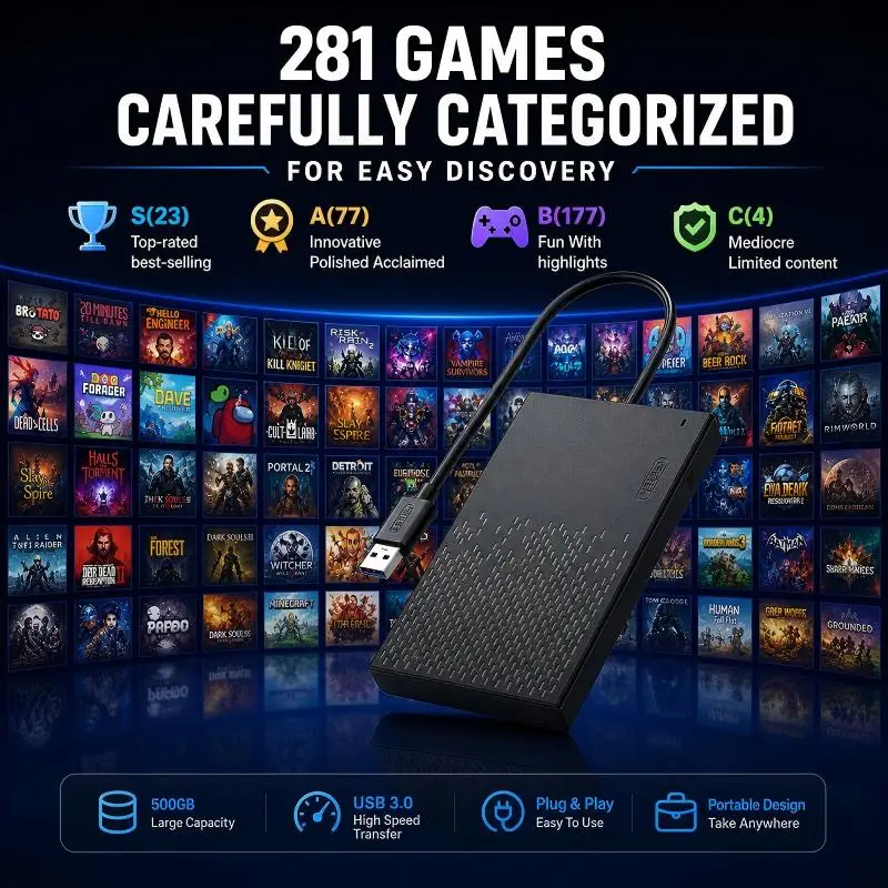 ZieBuddy プラグアンドプレイゲームハードドライブ 5 - Pc Gaming Download のレビューと価格